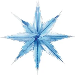2-Tone Metallic Snowflakes