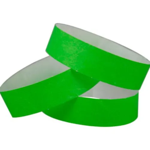 Tyvek Wristbands Lime Green