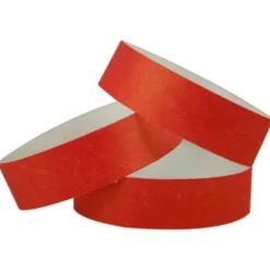 Tyvek Wristbands-Red