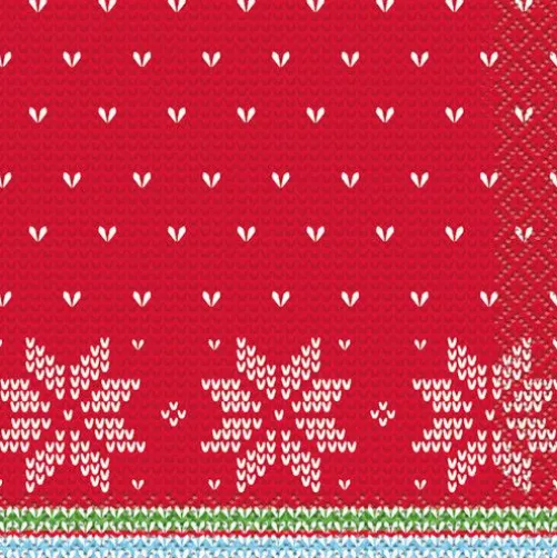 Ugly Christmas Sweater Christmas Beverage Napkins