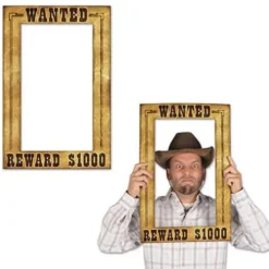 Western Wanted Photo Fun Frame