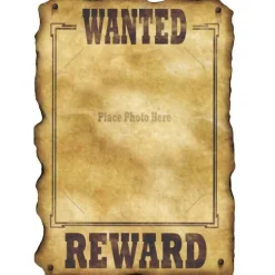 Western Wanted Sign