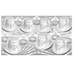 White and Silver New Years for 50