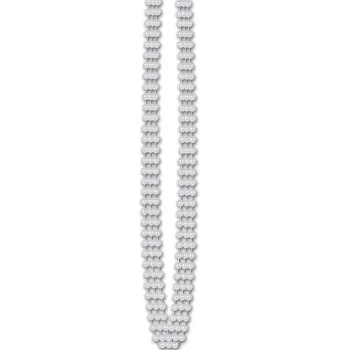 White Pearl Bead Necklace