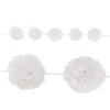White Tissue Flower Garland