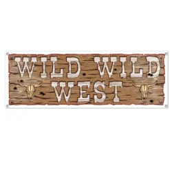 Wild West Sign Banner