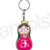 Wooden Virgen Keyring