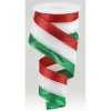 2.5"x 10yd Red White Emerald