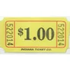 Yellow Dollar Ticket Roll